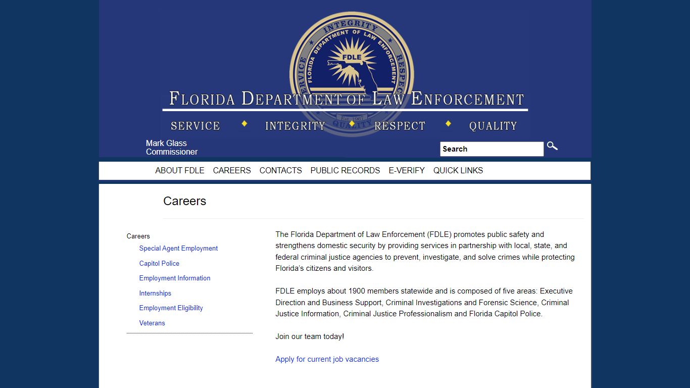 Careers - fdle.state.fl.us